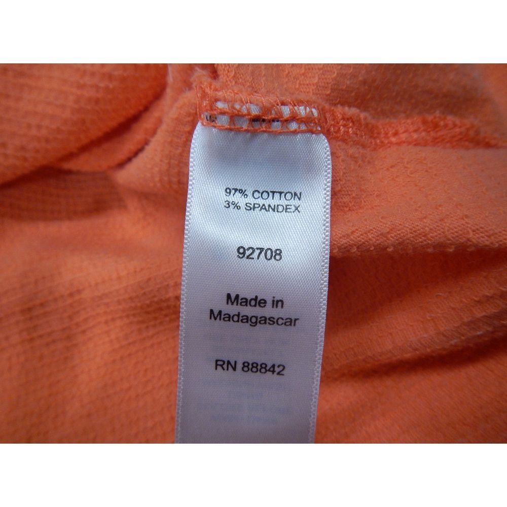 Roaman's Orange Ruffle Tunic Top - Picture 4 of 11